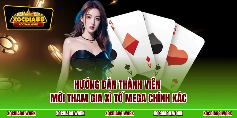 Hướng dẫn thành viên mới tham gia xì tố mega chính xác