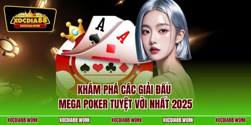 Khám phá các giải đấu mega poker tuyệt vời nhất 2025