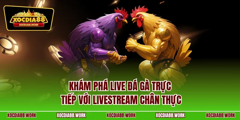 Khám phá live đá gà trực tiếp với livestream chân thực